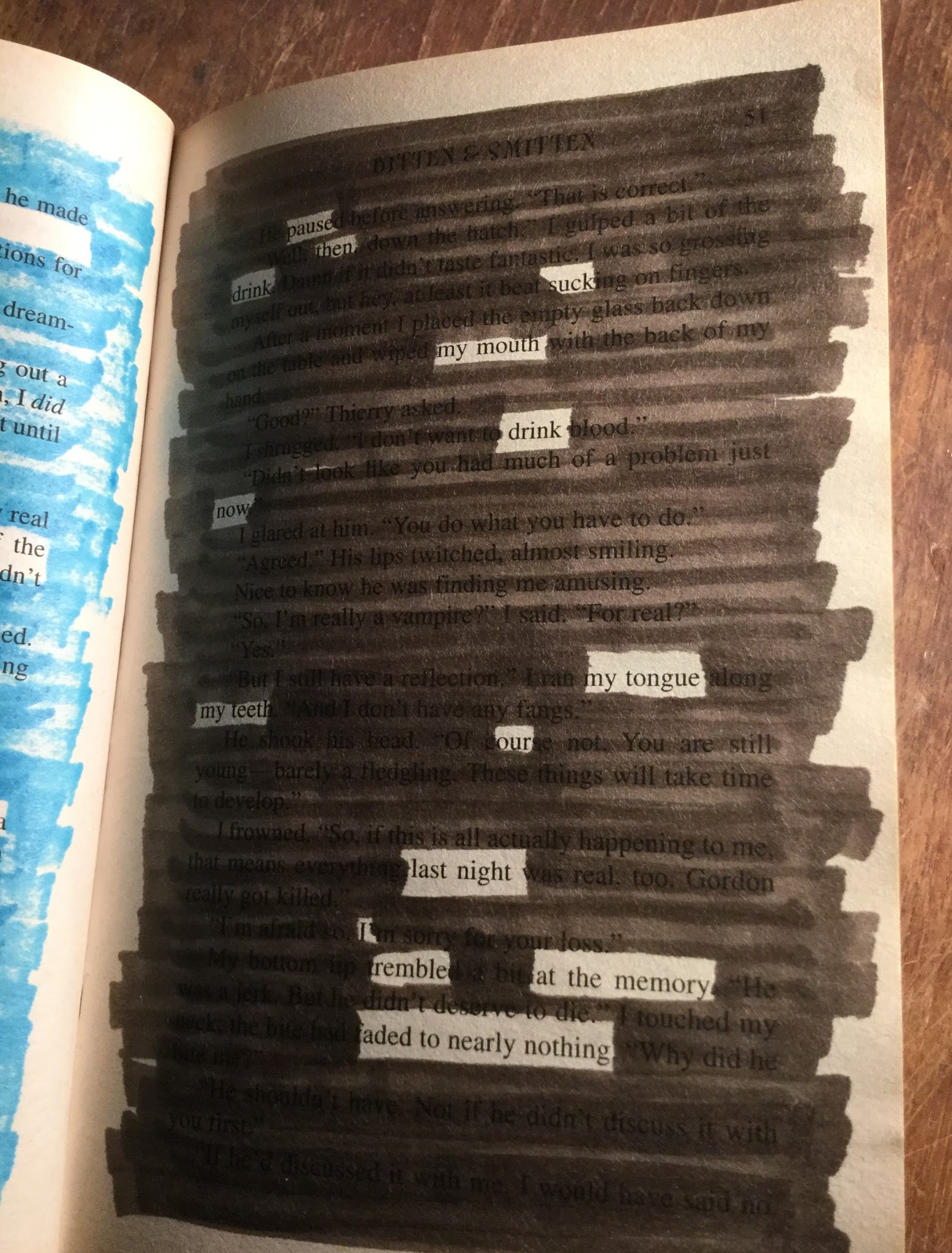 National Poetry Month 2018: Blackout Poetry #21
