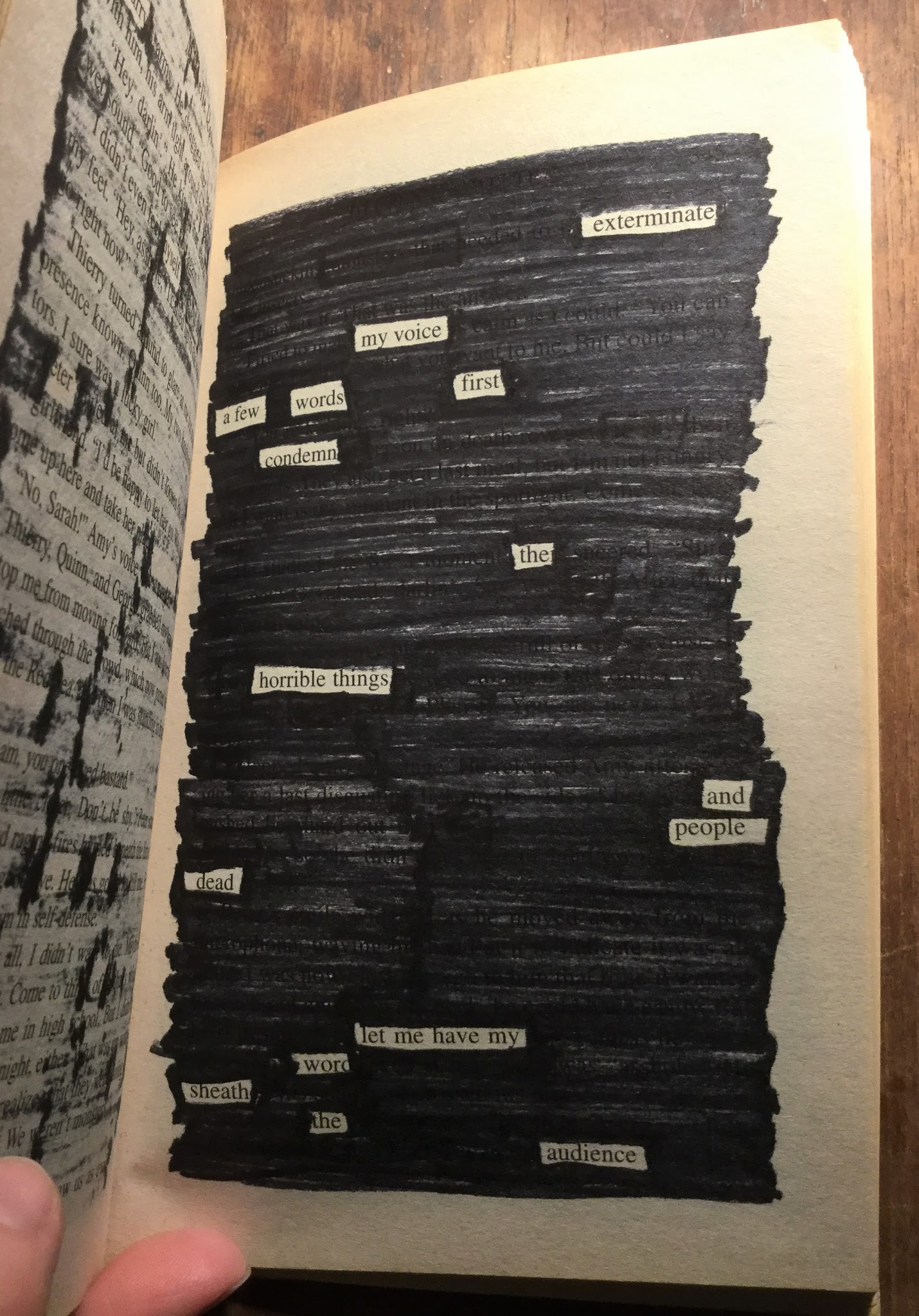 National Poetry Month 2018: Blackout Poetry #19